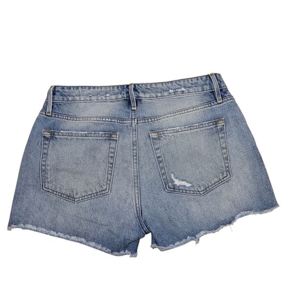 FRAME Le Grand Garçon Raw Edge Shorts Size 26 - Picture 3 of 8